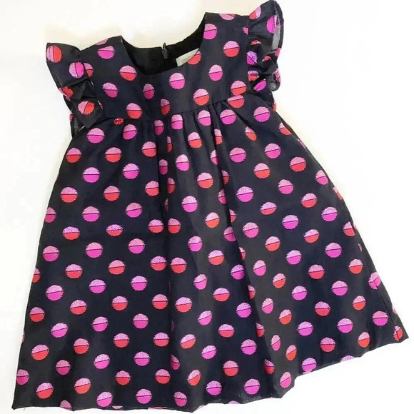 New Gymboree Navy Holiday Ornaments Dress - Picture 1 of 7
